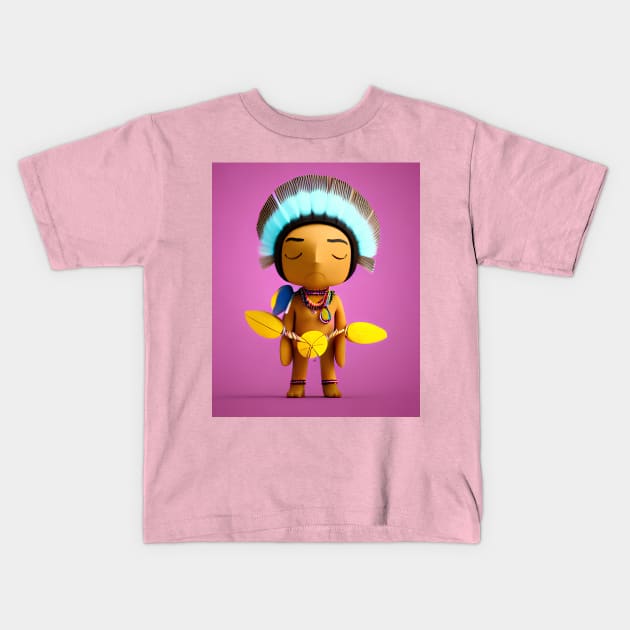 indian pixar style Kids T-Shirt by thisiskreativ